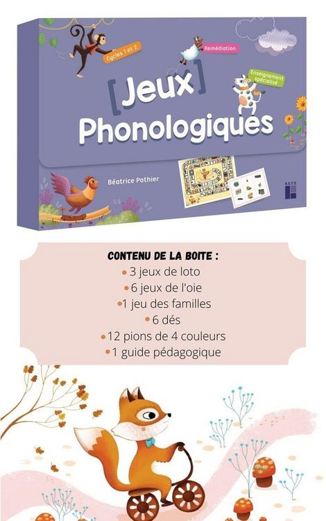Produktbild: Jeux phonologiques : cycles 1 et 2