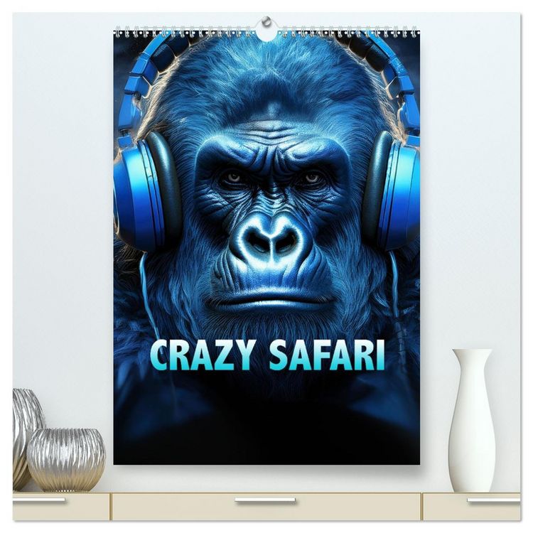Produktbild: Crazy Safari (hochwertiger Premium Wandkalender 2026 DIN A2 hoch), Kunstdruck in Hochglanz