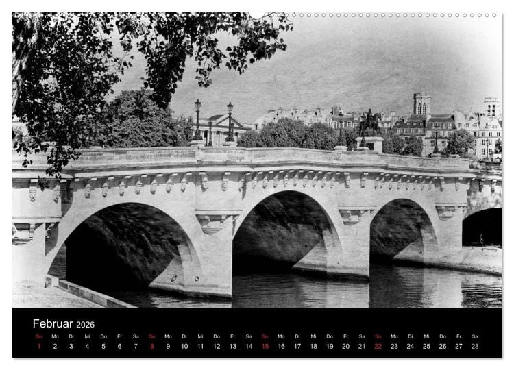 Produktbild: Streifzug durch Paris (hochwertiger Premium Wandkalender 2026 DIN A2 quer), Kunstdruck in Hochglanz