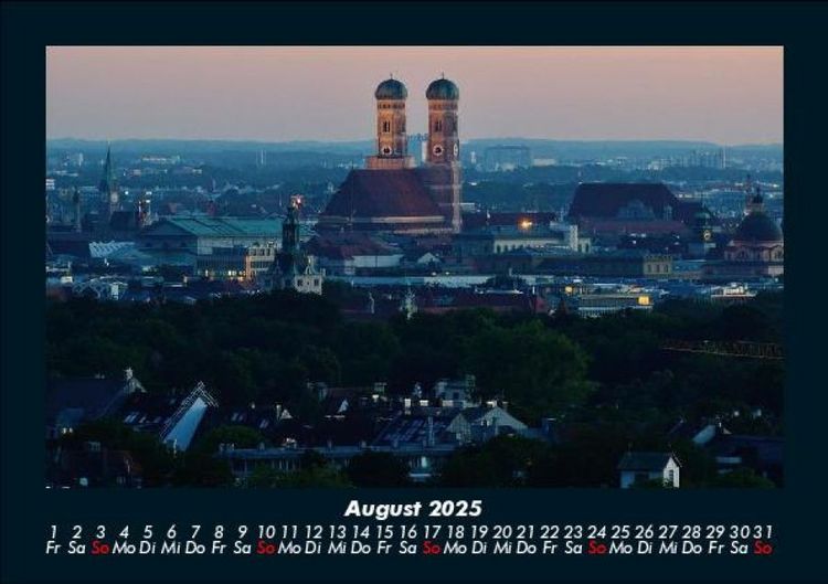 Produktbild: M&uuml;nchen 2025 Fotokalender DIN A5