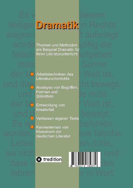 Produktbild: Arbeitsbl&auml;tter Literatur - Dramatik