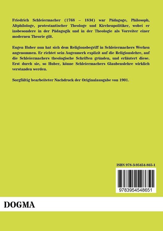 Produktbild: Die Entwicklung des Religionsbegriffs bei Schleiermacher