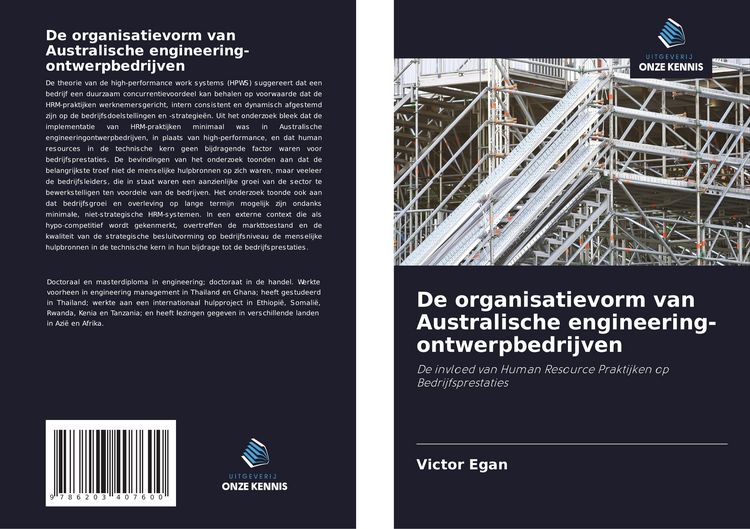 Produktbild: De organisatievorm van Australische engineering-ontwerpbedrijven