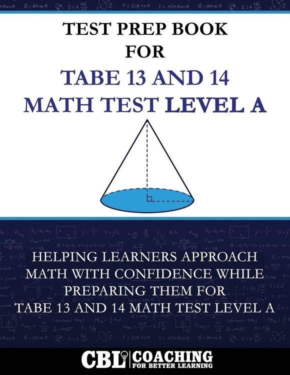 Produktbild: Test Prep Book For TABE 13 and 14 Math Test Level A