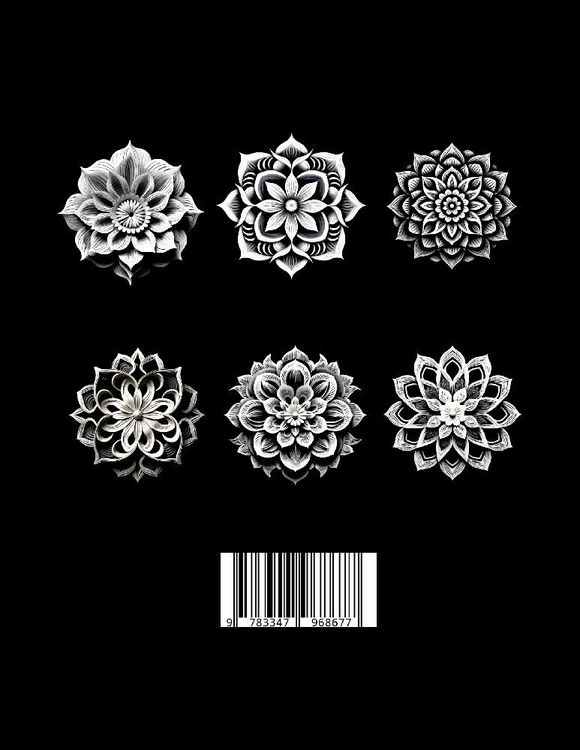 Produktbild: Schwarzes &bdquo;3D Malbuch f&uuml;r Erwachsene&ldquo;.