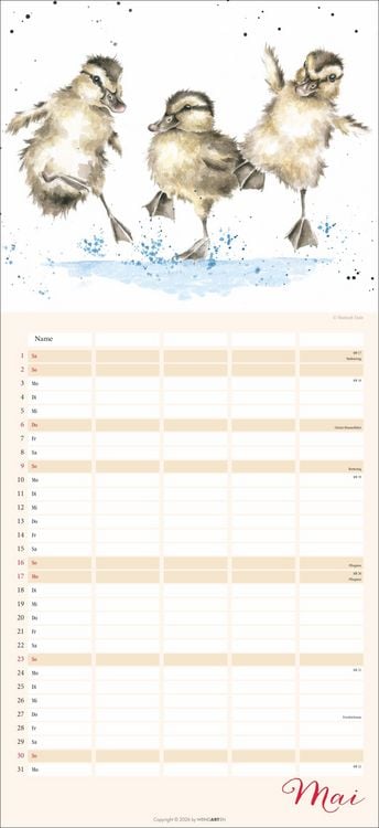 Produktbild: Happy Family Familienplaner 2027