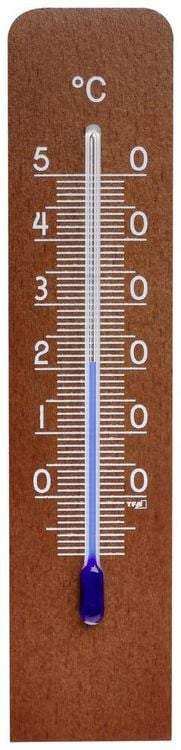 Produktbild: TFA Dostmann Analoges Innenthermometer Thermometer Nussbaum 12.1057.03