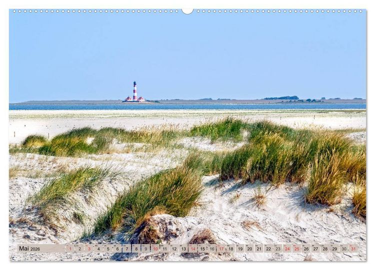 Produktbild: St. Peter Ording - Atemberaubende Momente (Wandkalender 2026 DIN A2 quer), CALVENDO Monatskalender
