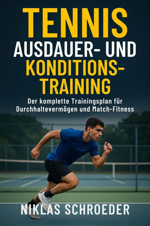 Produktbild: Tennis Ausdauer- & Konditionstraining: Der komplette Trainingsplan f&uuml;r Durchhalteverm&ouml;gen und Match-Fitness