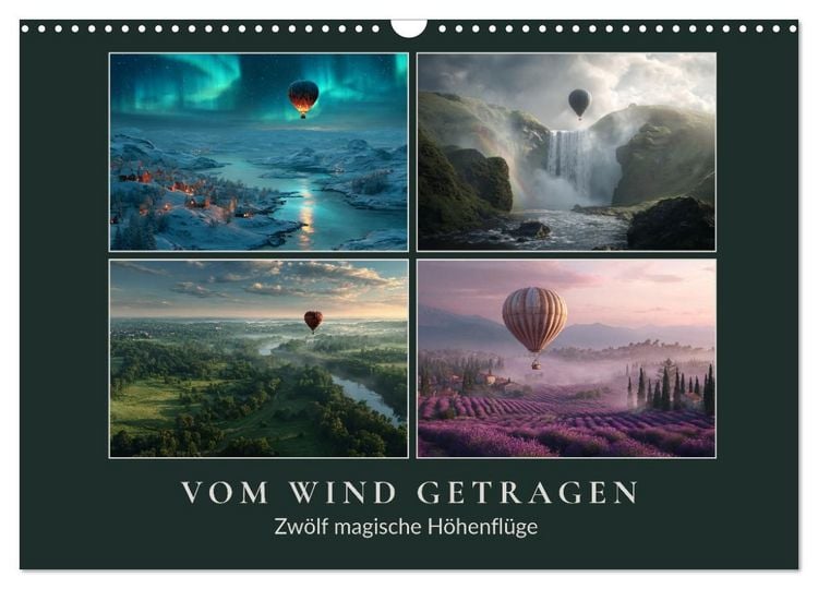 Produktbild: Vom Wind getragen (Wandkalender 2027 DIN A3 quer), CALVENDO Monatskalender