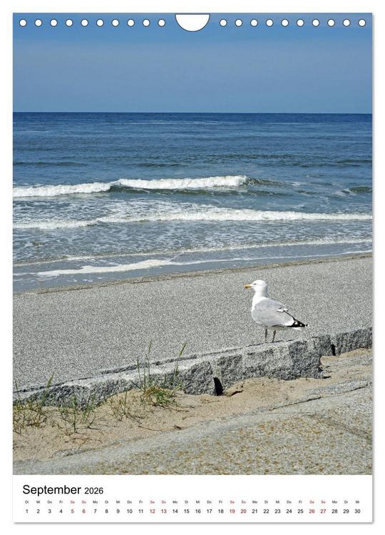 Produktbild: Norderney - Inselliebe (Wandkalender 2026 DIN A4 hoch), CALVENDO Monatskalender