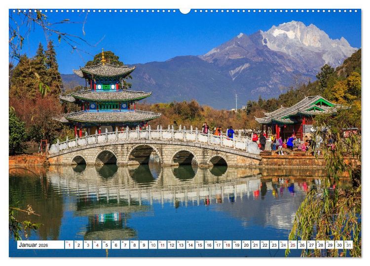 Produktbild: Zauber Chinas (hochwertiger Premium Wandkalender 2026 DIN A2 quer), Kunstdruck in Hochglanz