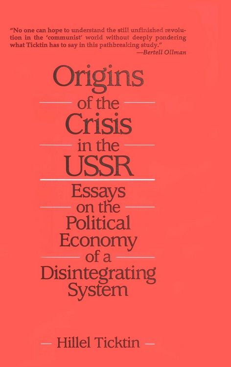 Produktbild: Origins of the Crisis in the U.S.S.R.