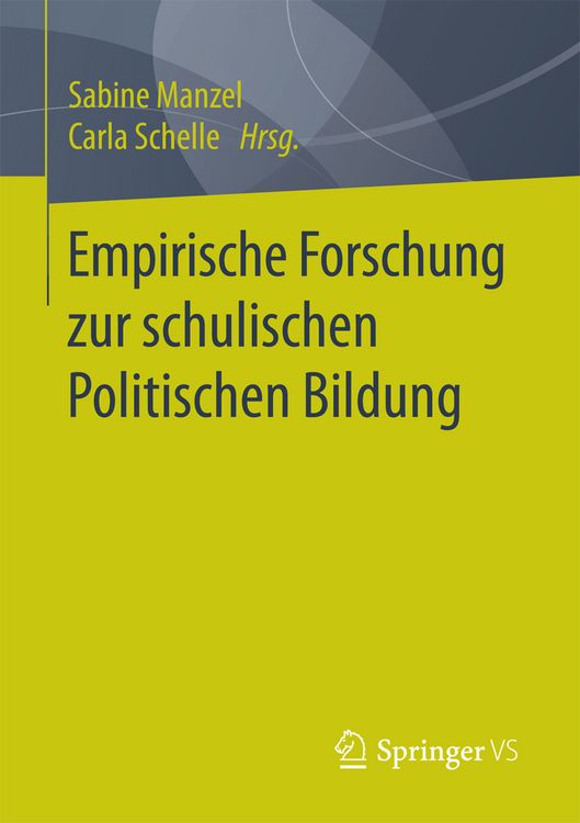 Produktbild: Empirische Forschung zur schulischen Politischen Bildung