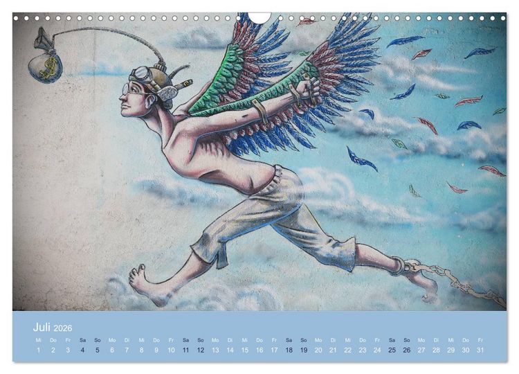 Produktbild: Mexikanische Graffitis (Wandkalender 2026 DIN A3 quer), CALVENDO Monatskalender