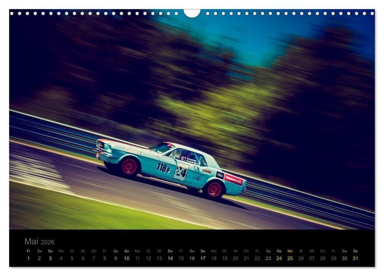Produktbild: Flying Ford Mustang (Wandkalender 2026 DIN A3 quer), CALVENDO Monatskalender