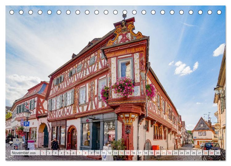 Produktbild: Seligenstadt Impressionen (Tischkalender 2026 DIN A5 quer), CALVENDO Monatskalender