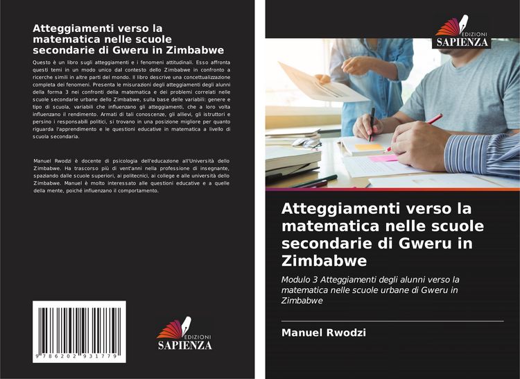 Produktbild: Atteggiamenti verso la matematica nelle scuole secondarie di Gweru in Zimbabwe
