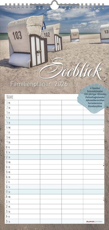 Familienplaner 2025 2026 - Kalender 2025 2026 Familienplaner