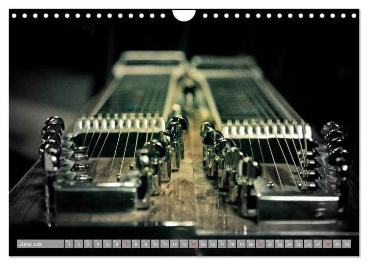 Produktbild: Music Magic of musical instruments (Wall Calendar 2026 DIN A4 landscape), CALVENDO 12 Month Wall Calendar