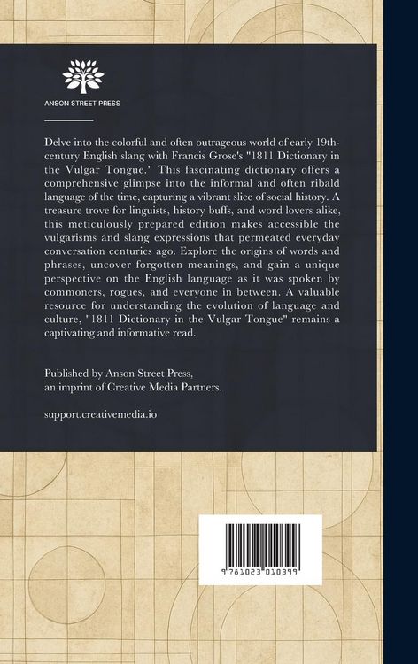 Produktbild: 1811 Dictionary of the Vulgar Tongue