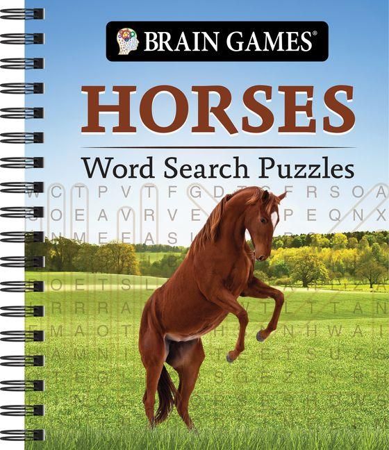Produktbild: Brain Games - Horses Word Search Puzzles