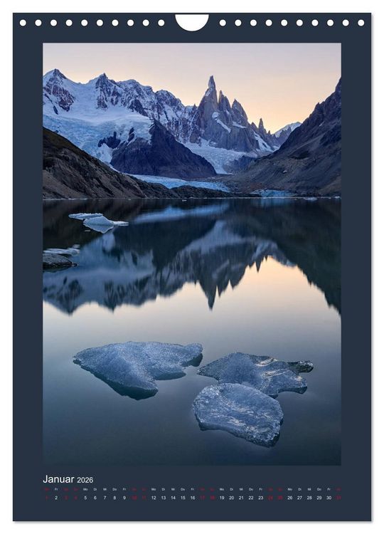 Produktbild: Patagonien: Sehnsuchtsziel am Ende der Welt (Wandkalender 2026 DIN A4 hoch), CALVENDO Monatskalender