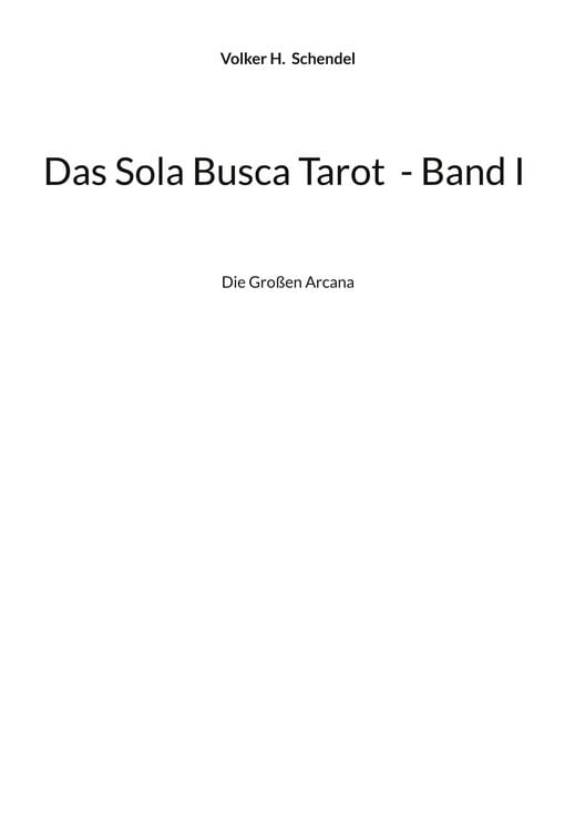 Produktbild: Das Sola Busca Tarot - Band I