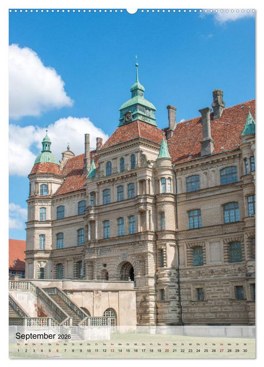 Produktbild: Historisches G&uuml;strow (hochwertiger Premium Wandkalender 2026 DIN A2 hoch), Kunstdruck in Hochglanz