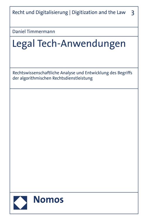 Produktbild: Legal Tech-Anwendungen