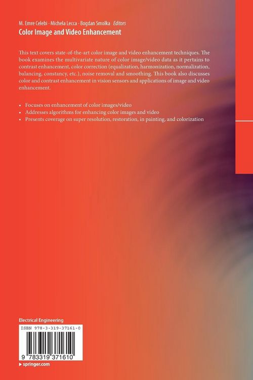 Produktbild: Color Image and Video Enhancement