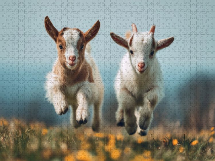 Produktbild: CALVENDO Puzzle Ein Motiv aus dem Kalender Flauschige Momente | 1000 Teile Lege-Gr&ouml;&szlig;e 64x48cm Foto-Puzzle f&uuml;r gl&uuml;ckliche Stunden