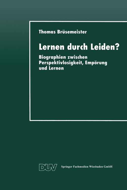 Produktbild: Lernen durch Leiden?