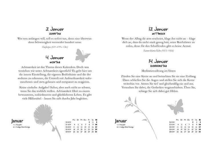 Produktbild: Achtsamkeitskalender 2027