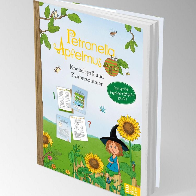 Produktbild: Petronella Apfelmus - Knobelspa&szlig; & Zaubersommer. Das gro&szlig;e Ferien-R&auml;tselbuch