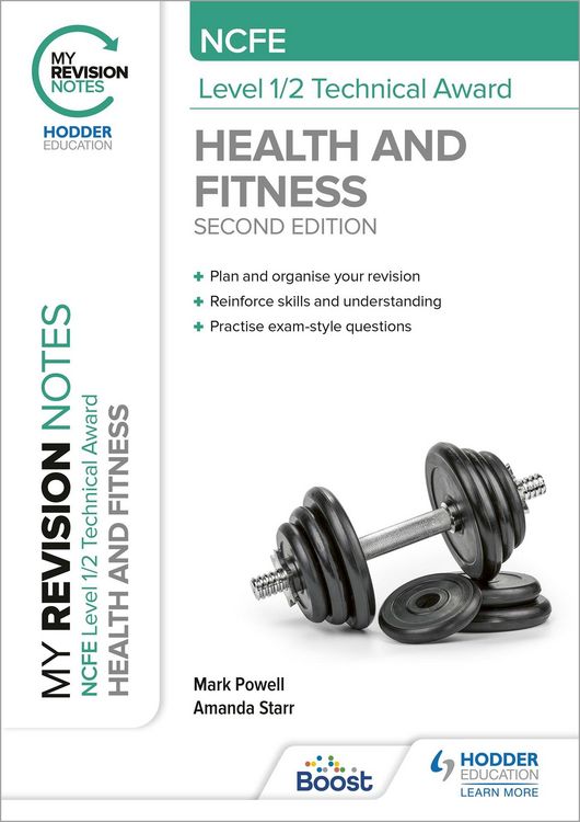 Produktbild: My Revision Notes: NCFE Level 1/2 Technical Award in Health and Fitness, Second Edition