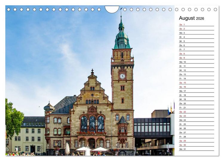 Produktbild: Unterwegs in M&ouml;nchengladbach (Wandkalender 2026 DIN A4 quer), CALVENDO Monatskalender