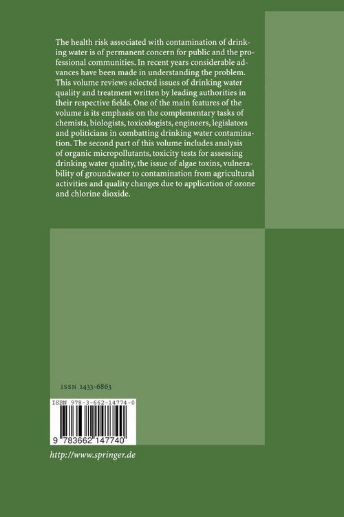 Produktbild: Quality and Treatment of Drinking Water II