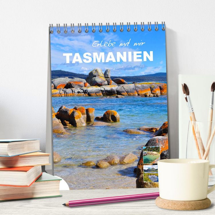 Produktbild: Erlebe mit mir Tasmanien (Tischkalender 2026 DIN A5 hoch), CALVENDO Monatskalender