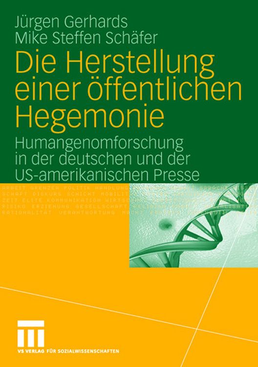 Produktbild: Die Herstellung einer &ouml;ffentlichen Hegemonie