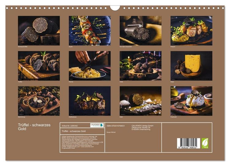 Produktbild: Tr&uuml;ffel - schwarzes Gold (Wandkalender 2027 DIN A3 quer), CALVENDO Monatskalender