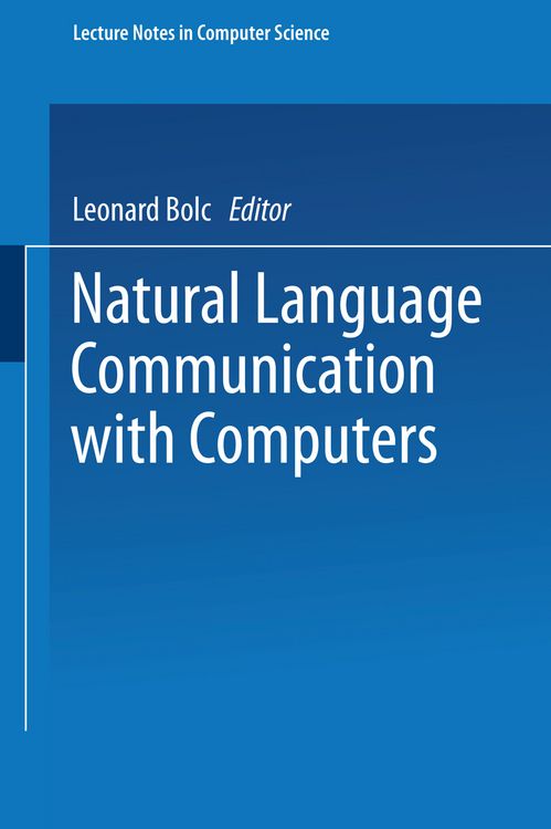 Produktbild: Natural Language Communication with Computers