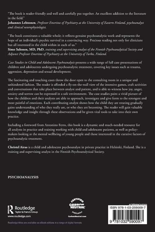 Produktbild: Case Studies in Child and Adolescent Psychoanalysis
