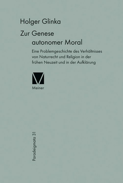 Produktbild: Zur Genese autonomer Moral