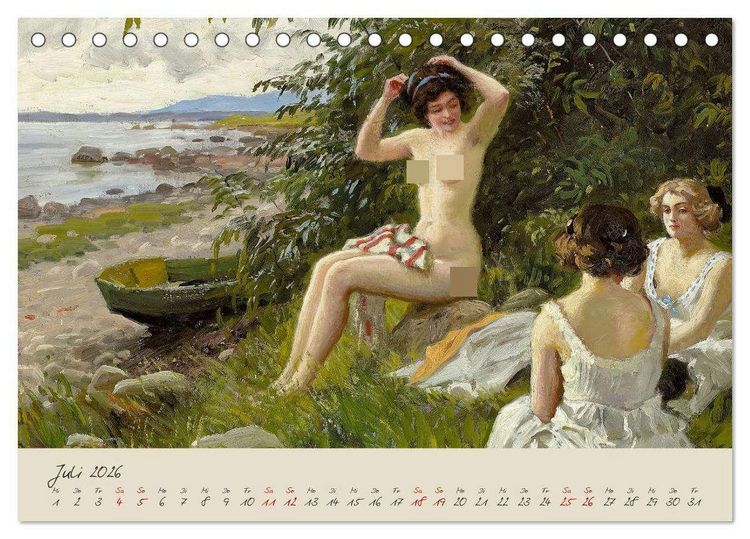 Produktbild: Strandgef&uuml;hle (Tischkalender 2026 DIN A5 quer), CALVENDO Monatskalender
