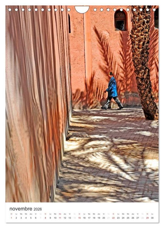 Produktbild: Couleurs Marrakech (Calendrier mural 2026 DIN A4 horizontal), CALVENDO calendrier mensuel