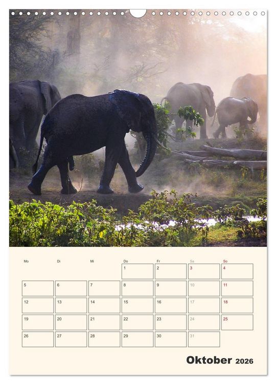 Produktbild: Kenia &ndash; Terminplaner (Wandkalender 2026 DIN A3 hoch), CALVENDO Monatskalender
