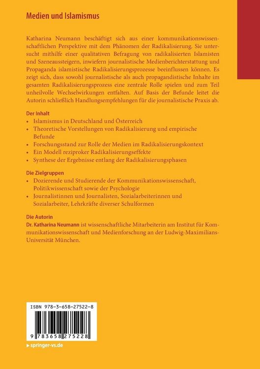 Produktbild: Medien und Islamismus