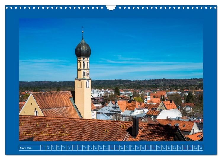 Produktbild: Fl&ouml;&szlig;erstadt Wolfratshausen (Wandkalender 2026 DIN A3 quer), CALVENDO Monatskalender