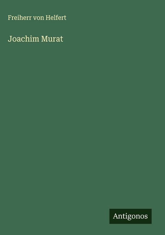 Produktbild: Joachim Murat